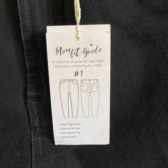 ZARA Mom Fit Black Jeans Trafaluc Denim - Picture 7 of 9